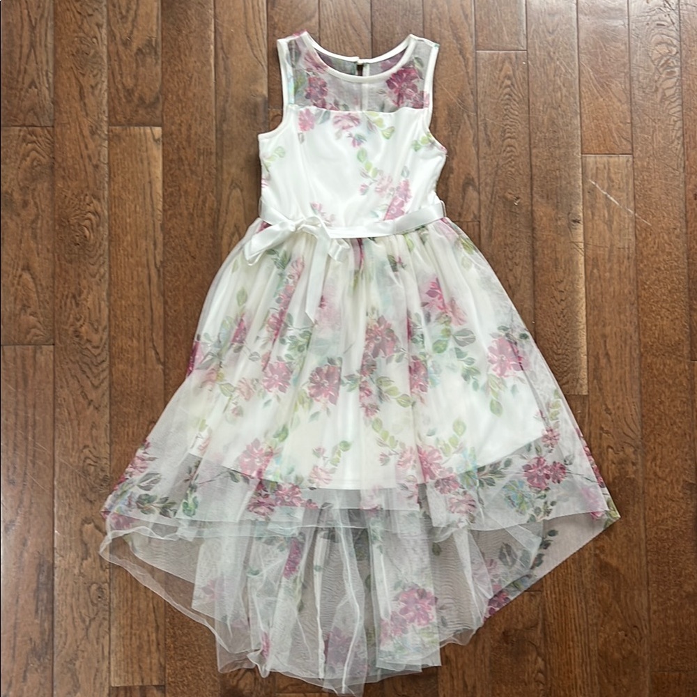 Floral Sleeveless Kids Dress